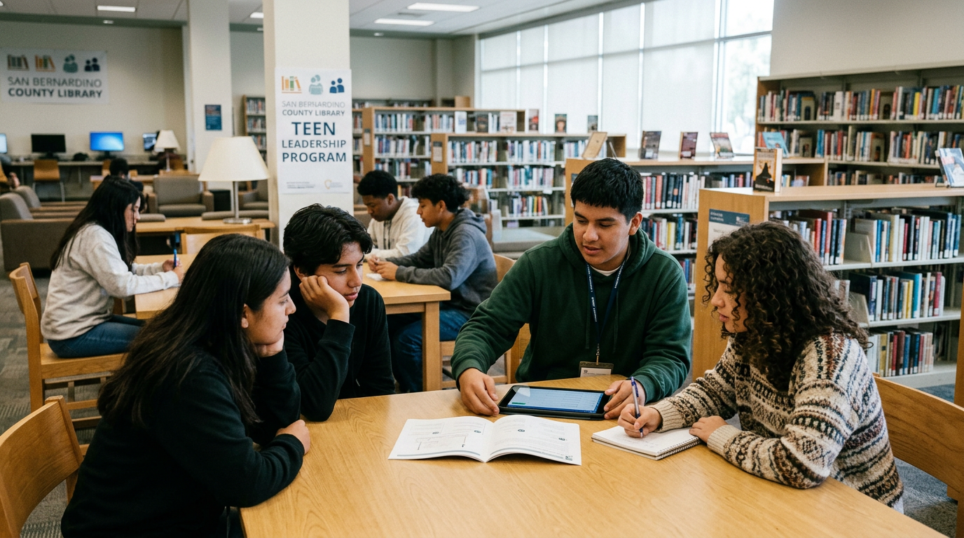 County Library empowers next generation through Teen Leadership Program - San Bernardino County (.gov)