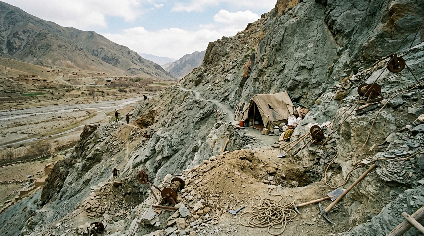 Afghanistan’s emerald miners struggle with tools but attract global buyers