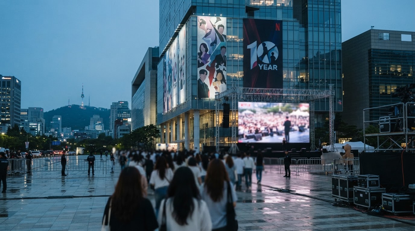 Ted Sarandos Swoops Into Seoul as Netflix Celebrates 10 Years in Korea