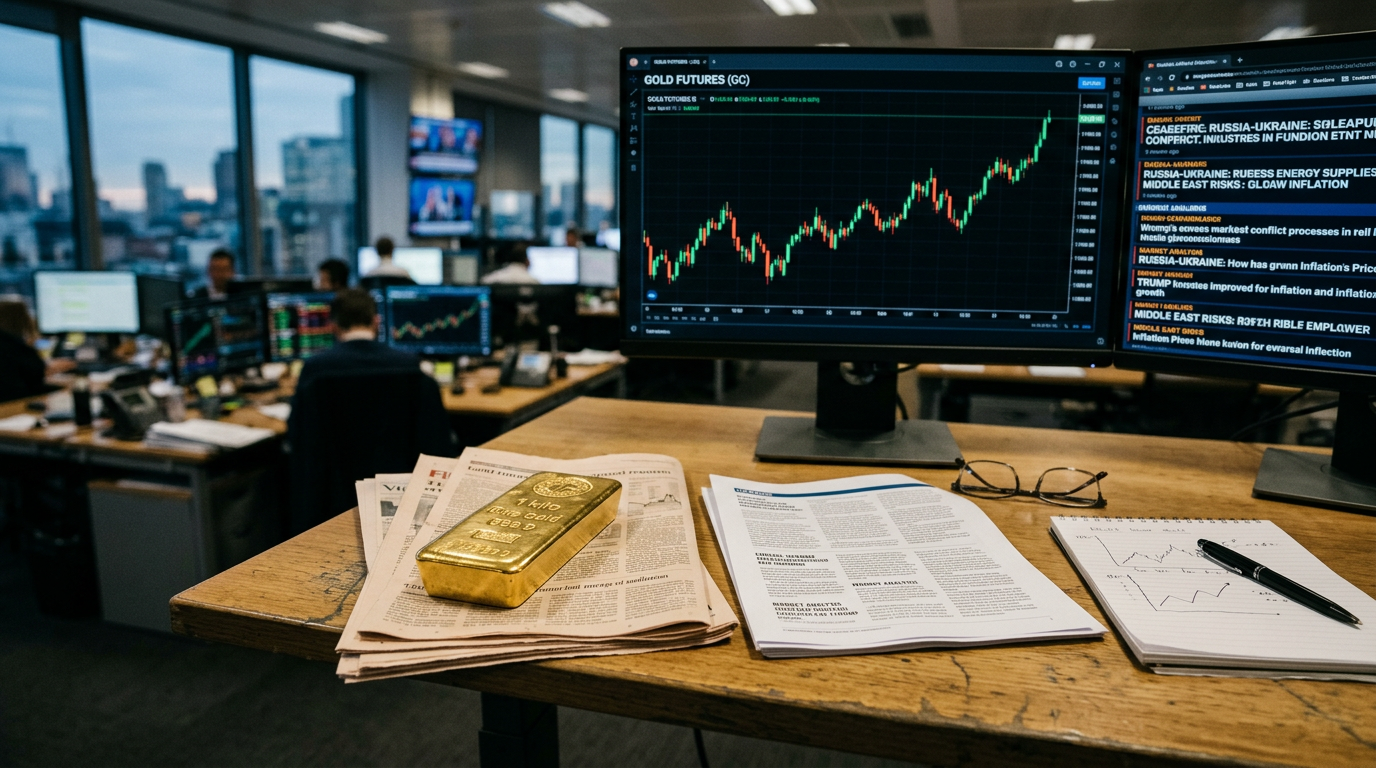 Gold Edges Up as Traders Weigh Russia-Ukraine ‘Energy Ceasefire’