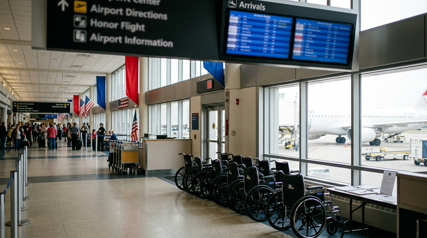 Veterans receive well-earned welcome home for 21st annual Honor Flight - 14 News