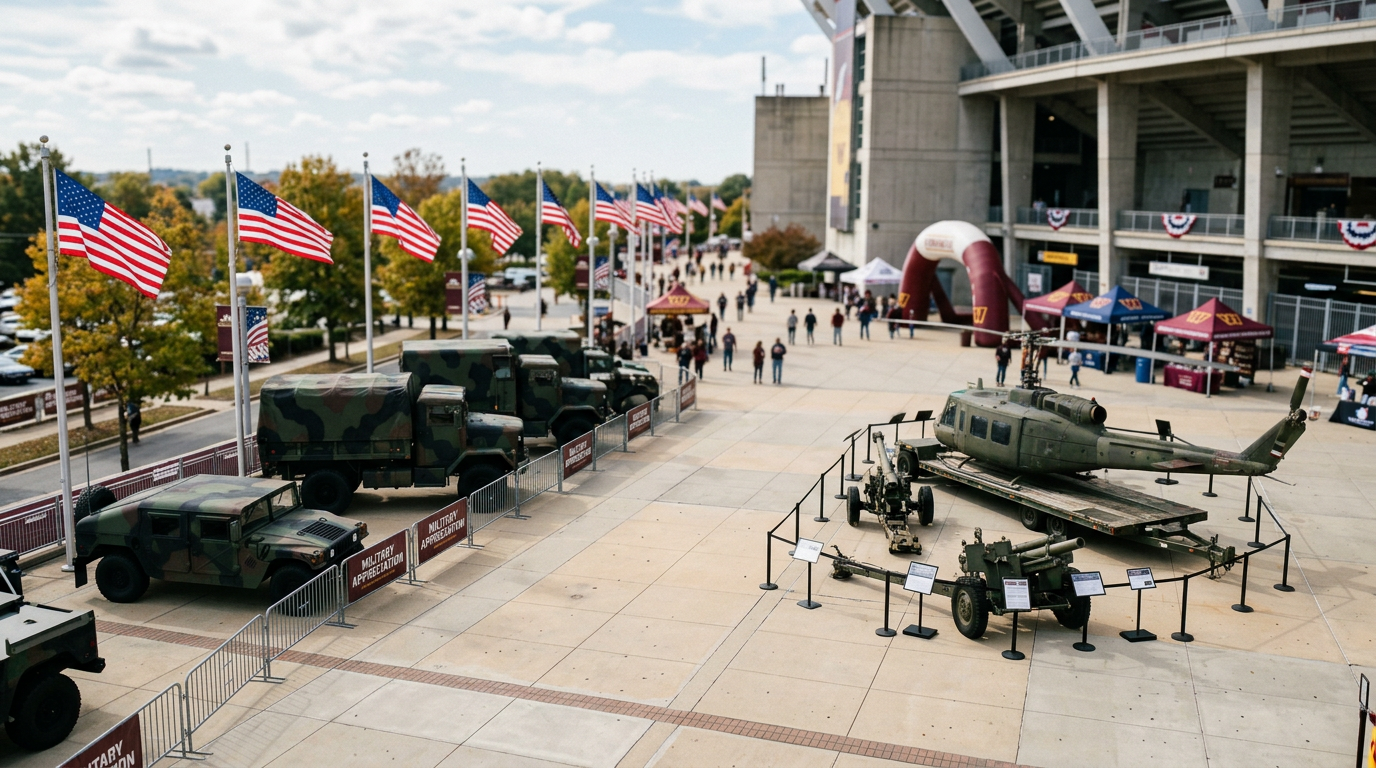 PHOTOS | Best of Military Appreciation Day - Washington Commanders