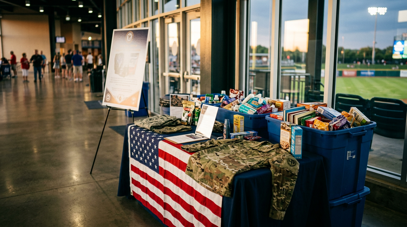 Jersey Ceremony, Troop Supply Drive on Military Appreciation Night, July 23rd - MLB.com
