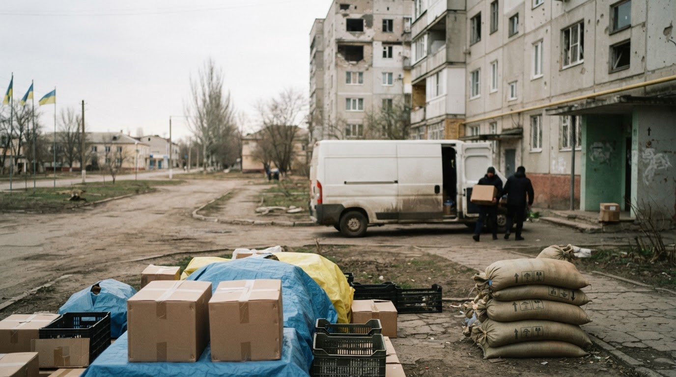 Truce begins in Ukraine city where residents ate weeds to survive