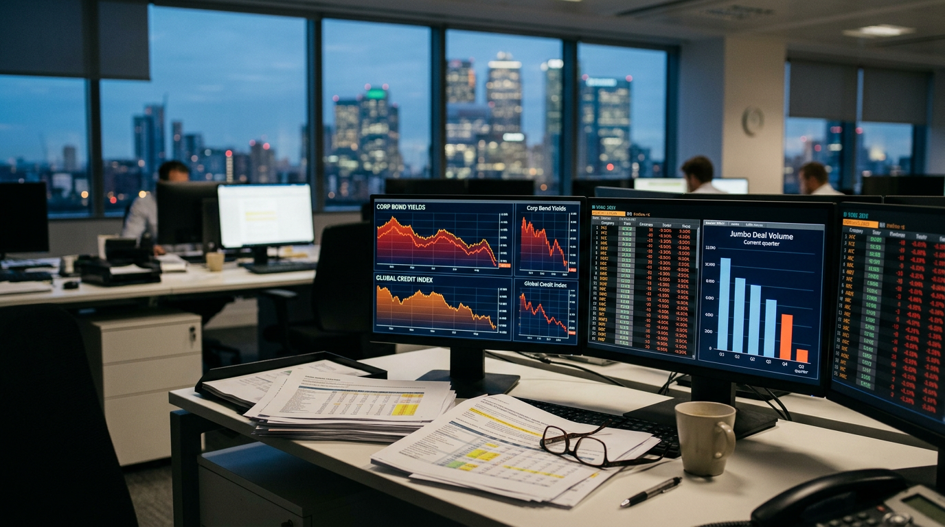 Global Credit Market Starts to Sputter as Jumbo Deals Drag