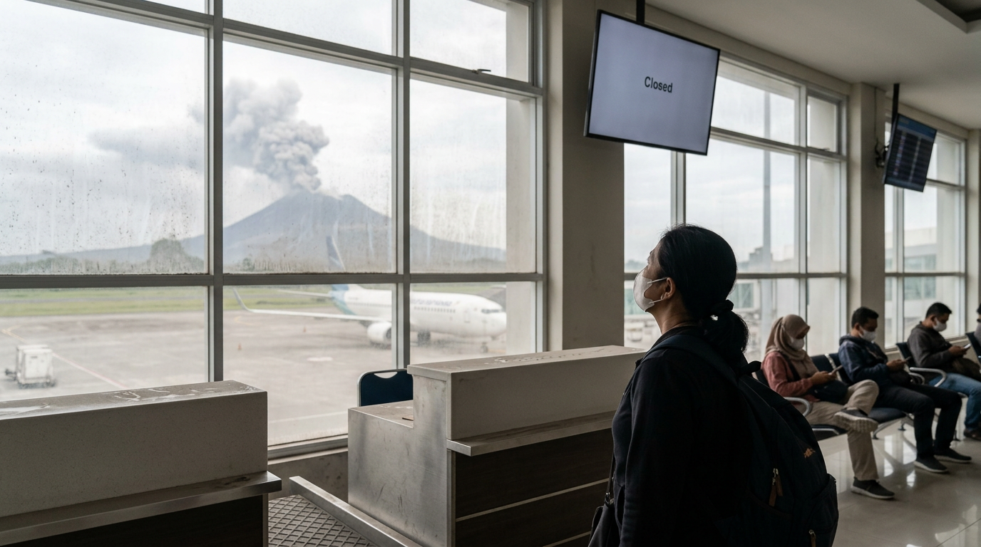 Indonesia Extends Volcano Airport Closures