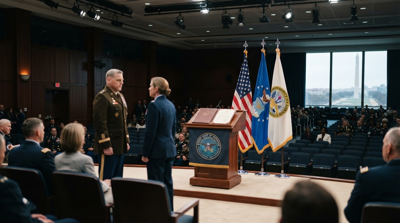Hegseth Swears In Air Force General After Vaccine-Mandated Early Retirement