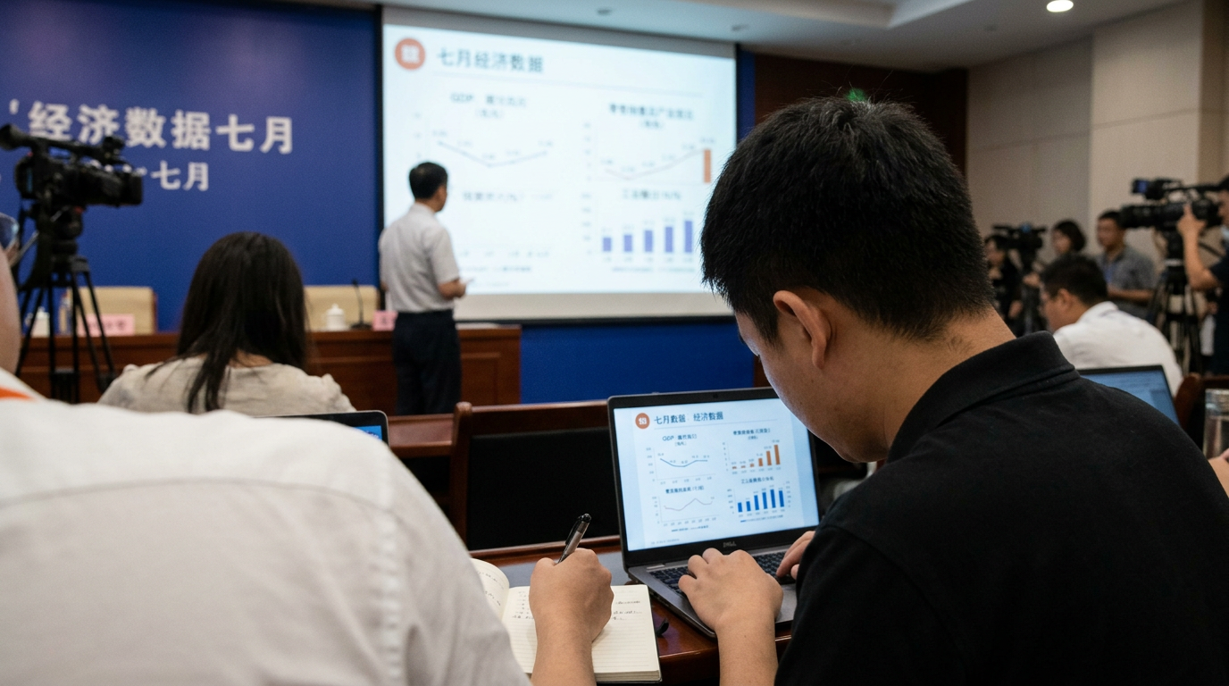 China Revises Timing of July Economic Data Release, Briefing