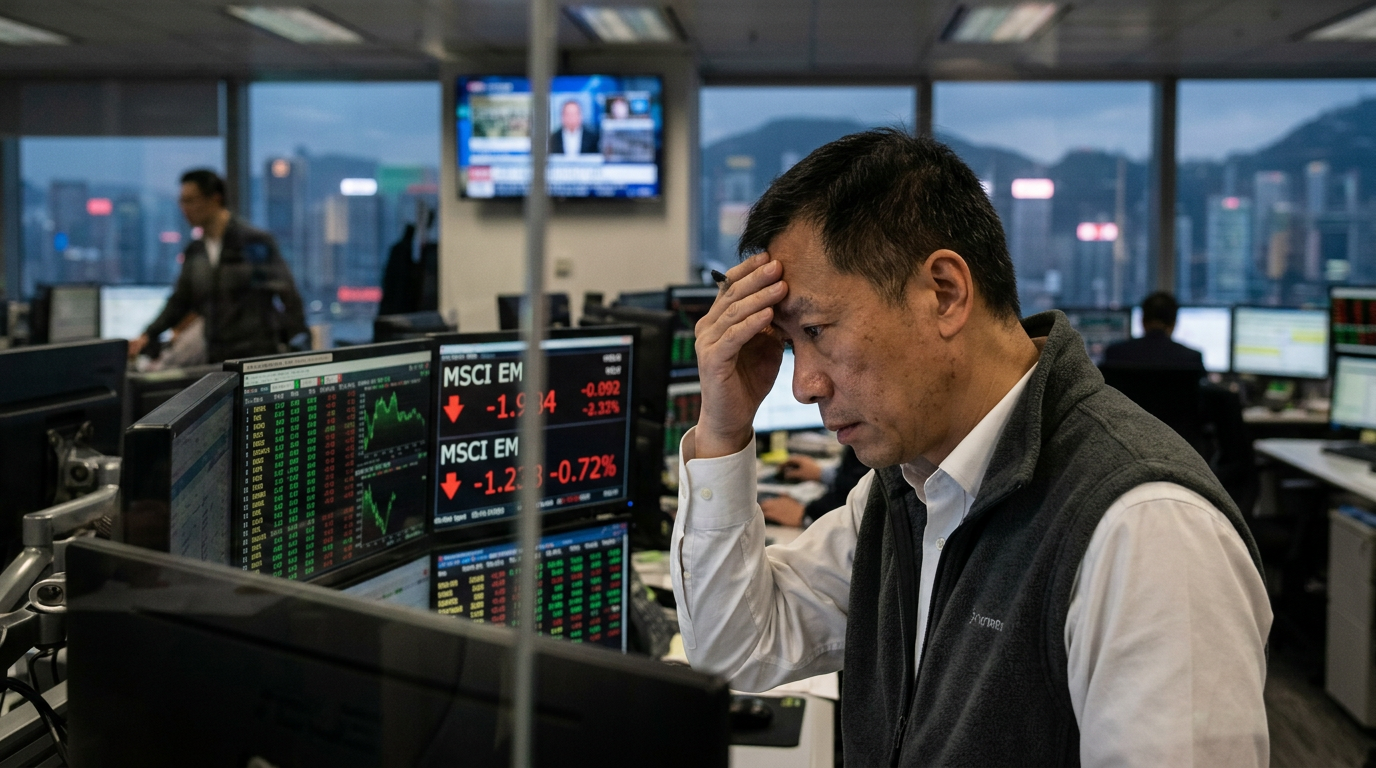 Emerging-Market Stocks Decline on Mideast Tensions, Rate Risks