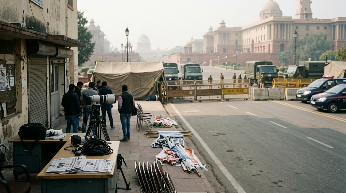Indian ‘Cockroaches’ Plan New Protest Amid Heavy Delhi Security
