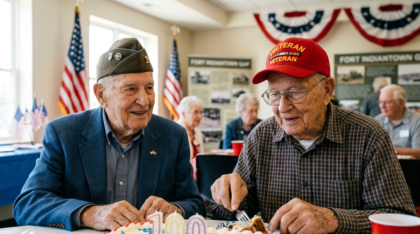 Pair of World War II veterans will celebrate 100th birthday together at Fort Indiantown Gap - ABC27