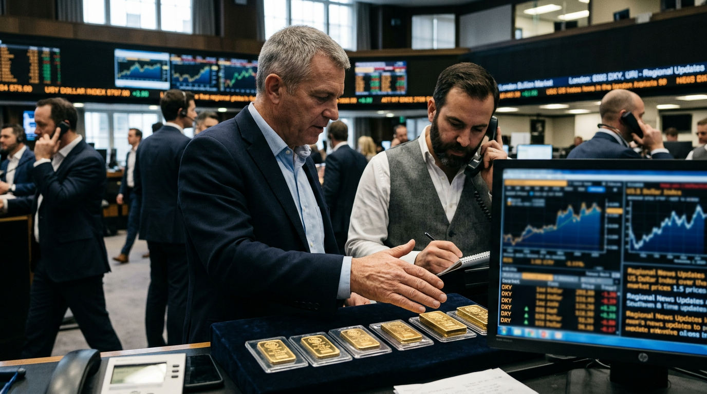 Gold Edges Higher as Weaker Dollar Offsets Inflation Risks
