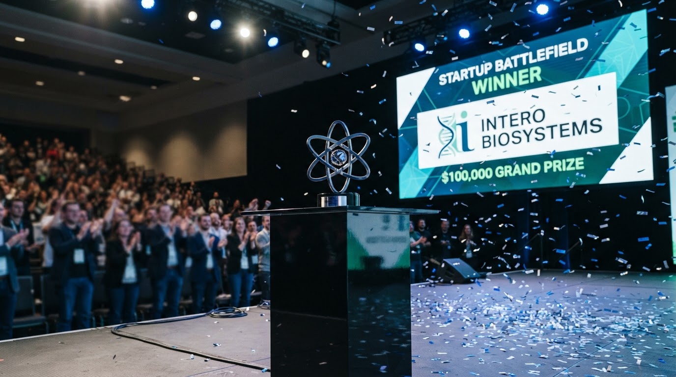 And the winner of Startup Battlefield at Disrupt 2026 is: Intero Biosystems