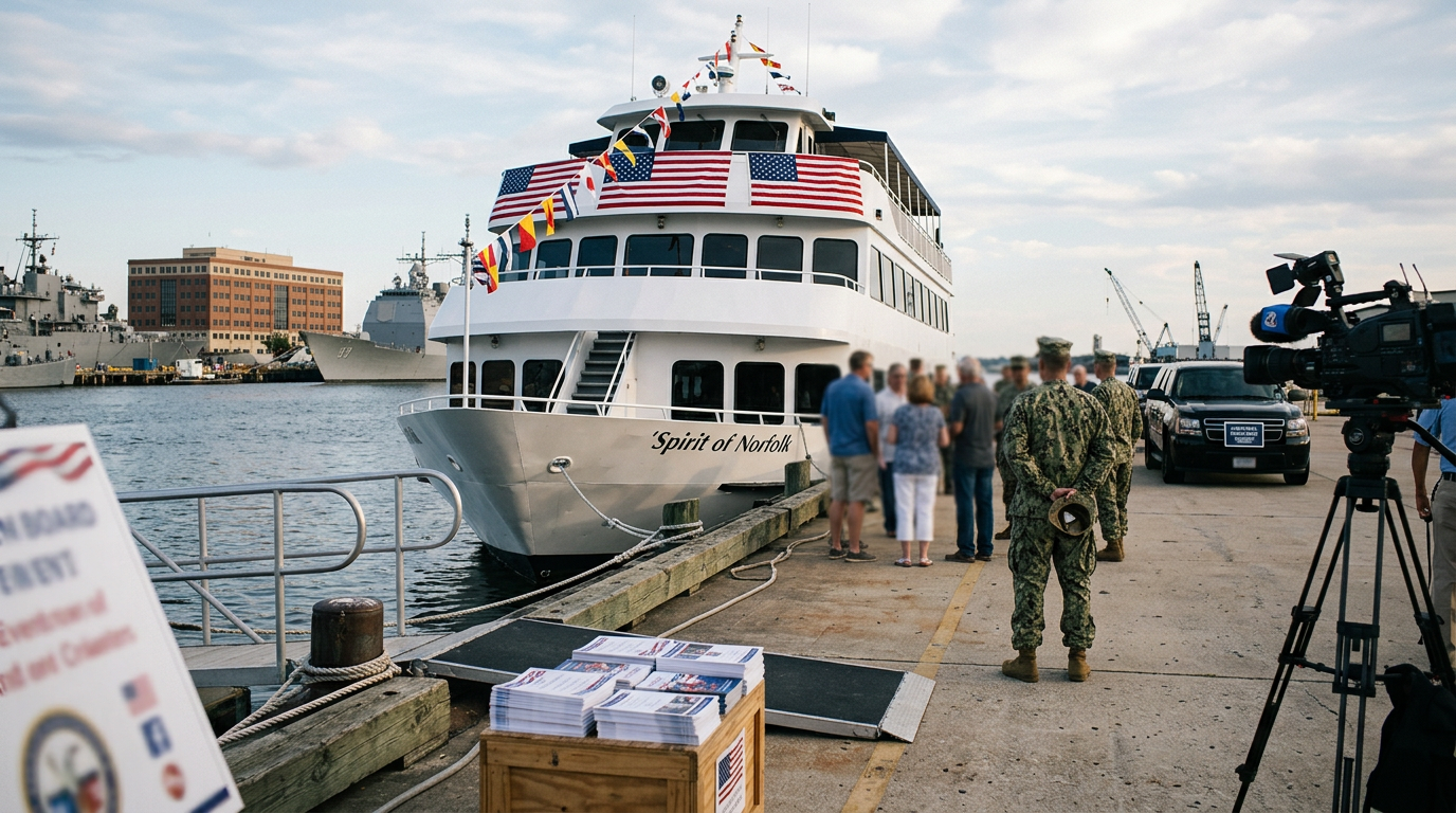 Military appreciation cruise on Spirit of Norfolk - WAVY.com