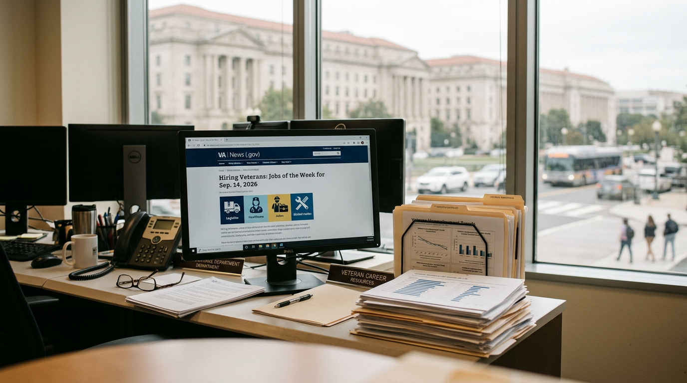 Hiring Veterans: Jobs of the week for Sep. 14, 2026 - VA News (.gov)