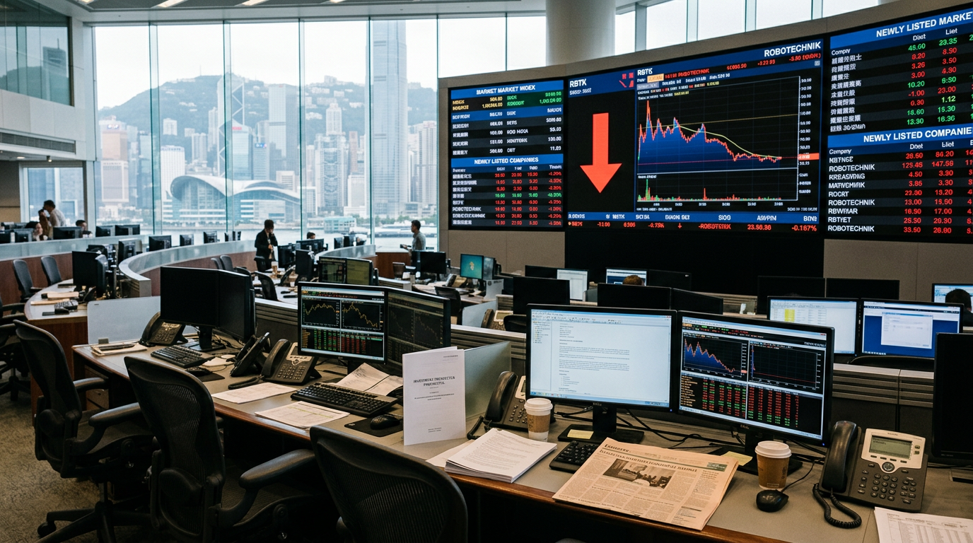 RoboTechnik Drops in Debut After Leading $1.8 Billion HK Lineup