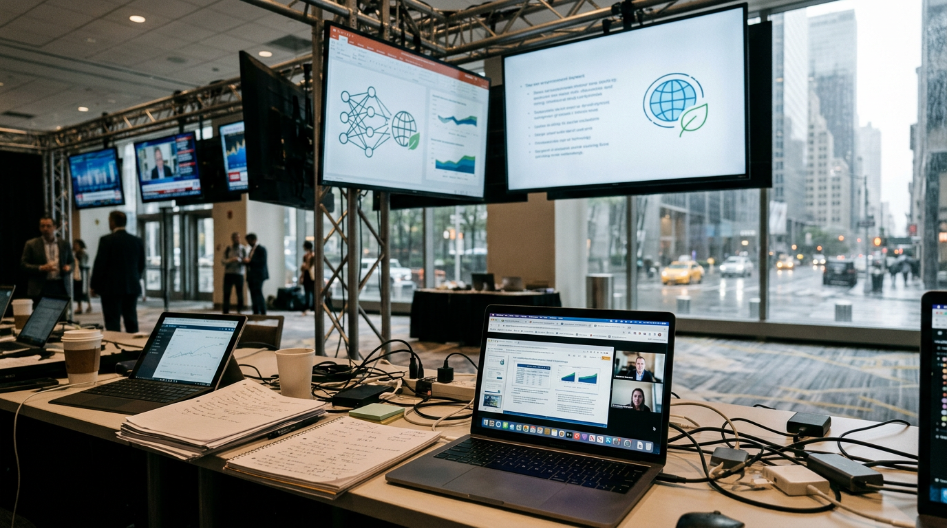 AI is dominating the conversation at Climate Week