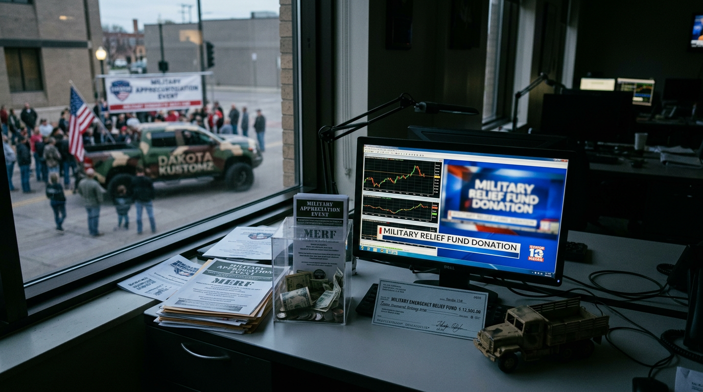Dakota Kustomz’s Military Appreciation event raises money for Military Emergency Relief Fund - KFYR-TV