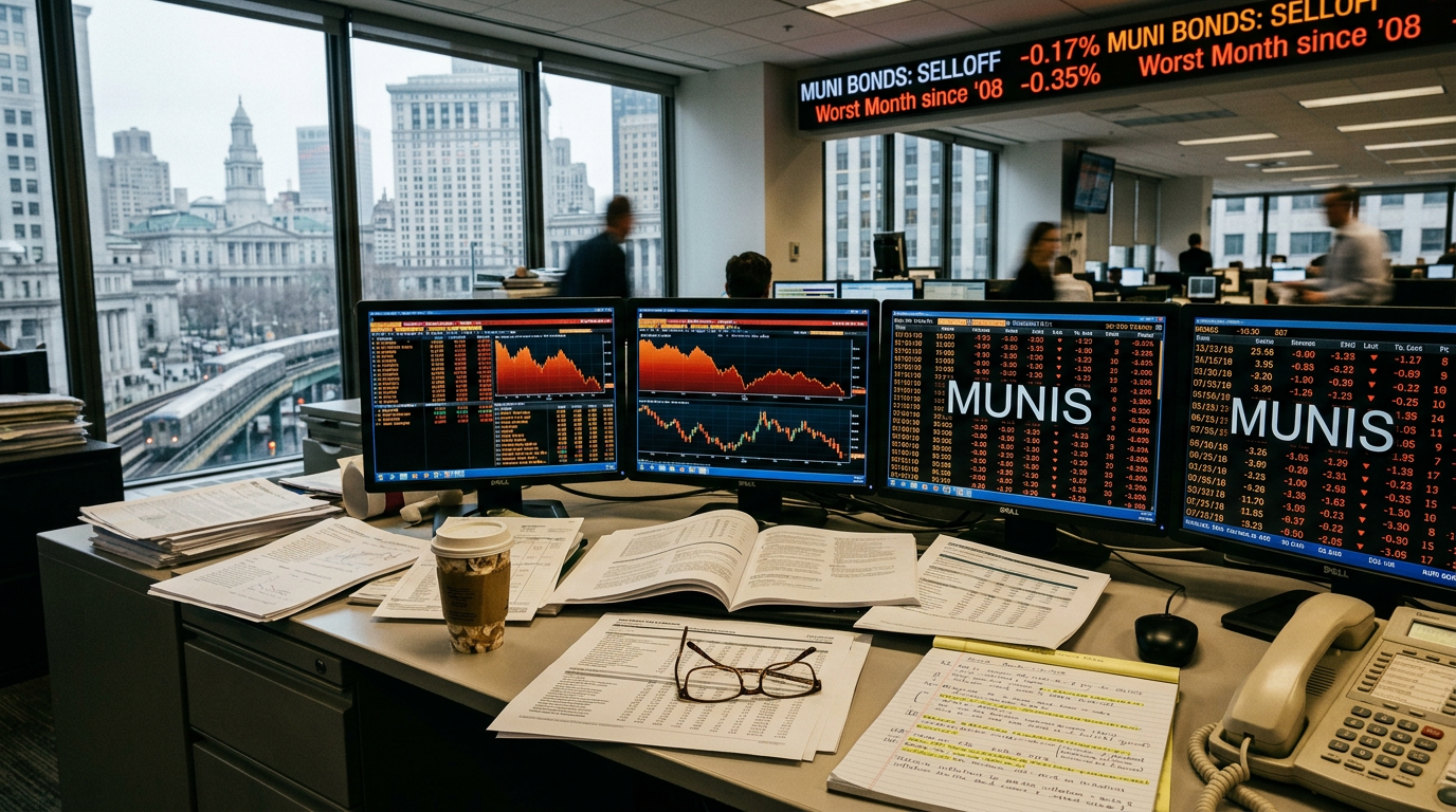 Munis See Worst Monthly Returns Since Lehman Collapse