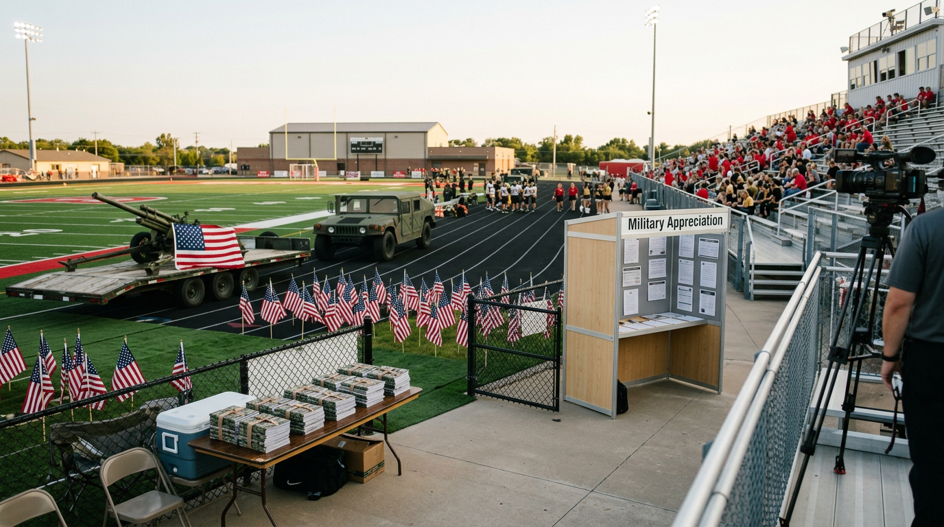 Bartlesville Hosts Collinsville For Military Appreciation - Bartlesville Radio